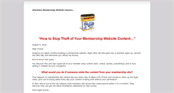 Desktop Screenshot of membershipwebsiteprotector.com