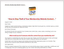 Tablet Screenshot of membershipwebsiteprotector.com